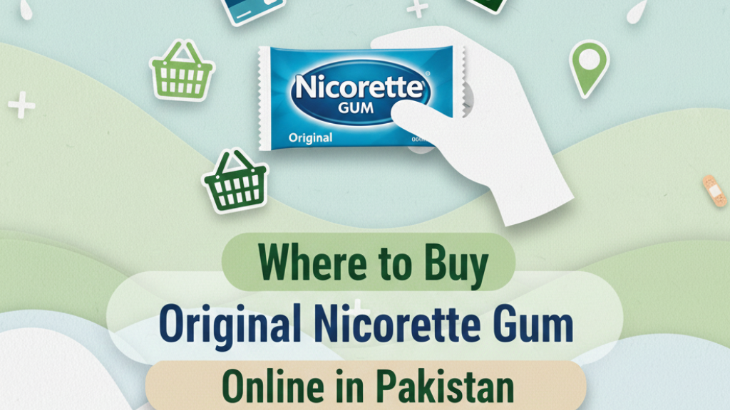 Where to Buy Original Nicorette Gum Online in Pakistan