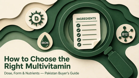 How to Choose a Good Multivitamin: A Practical Guide for Pakistan