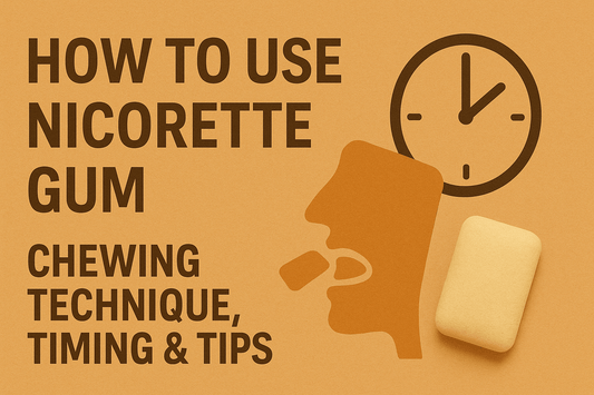 How to Use Nicorette Gum Properly: Chewing Technique, Timing & Tips