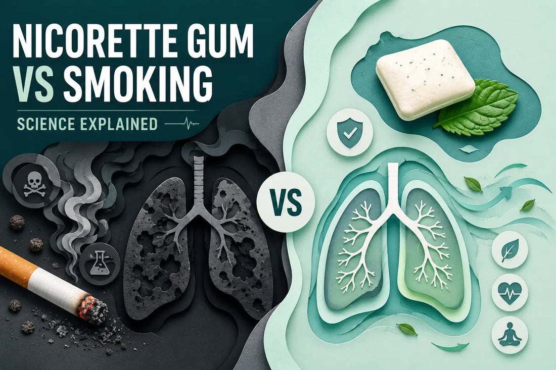 Nicorette Gum vs Smoking: What the Science Actually Says