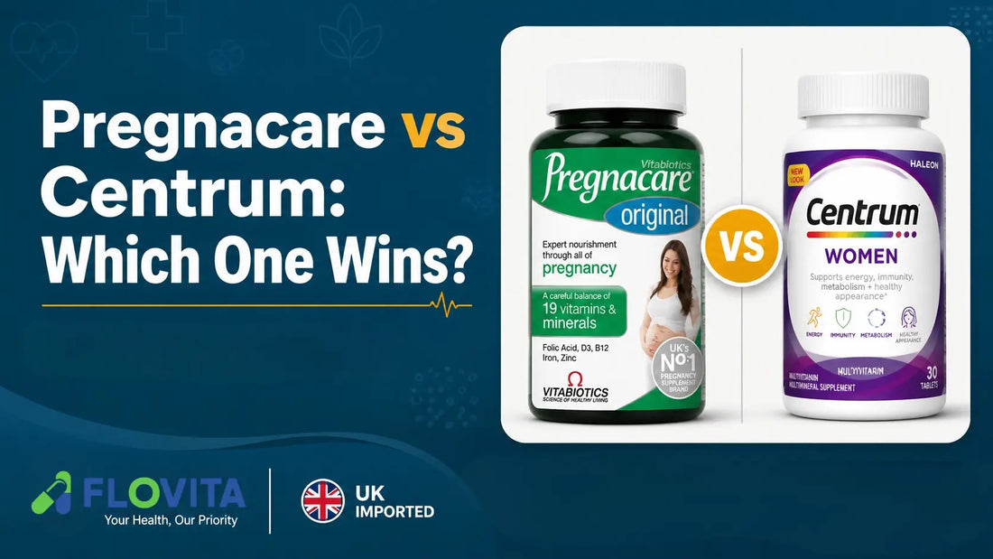 Pregnacare vs Centrum Original, UK-Imported Supplements for Pakistani Women