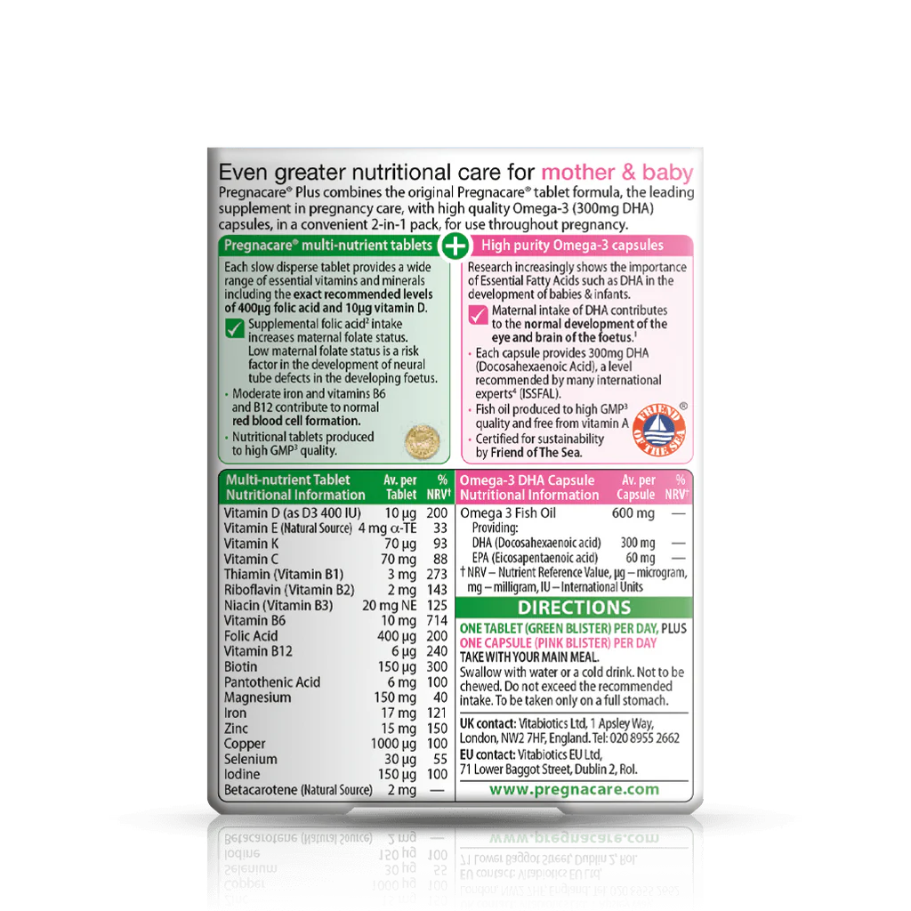 Great Nutritional Care for Mother & Baby - Pregnacare 