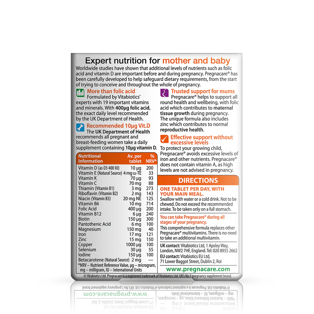Vitabiotics Pregnacare Original