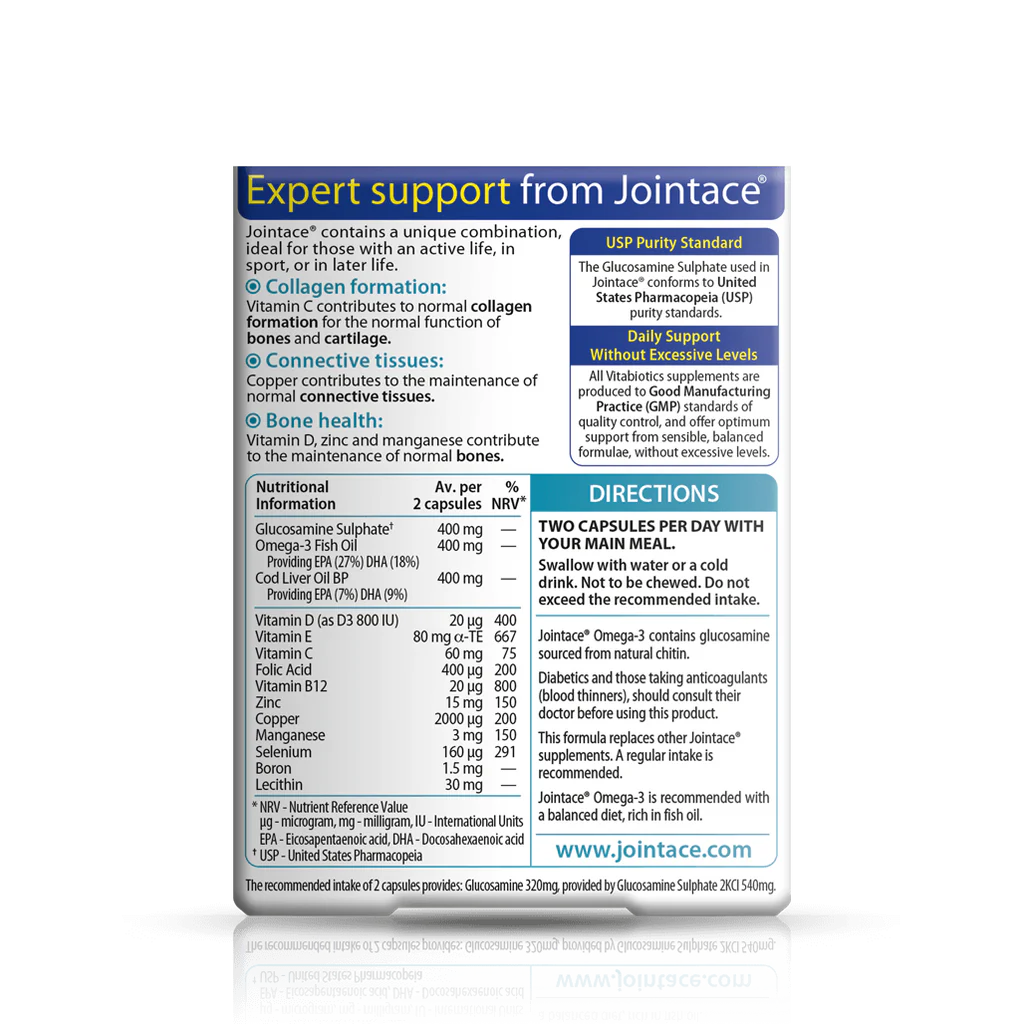 Jointace 30 Capsules Box Back with Text 