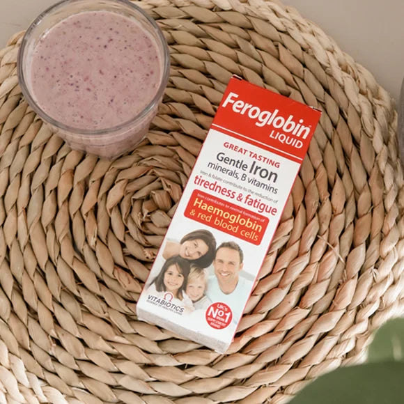Feroglobin Liquid Bootle for Tiredness & fatigue 