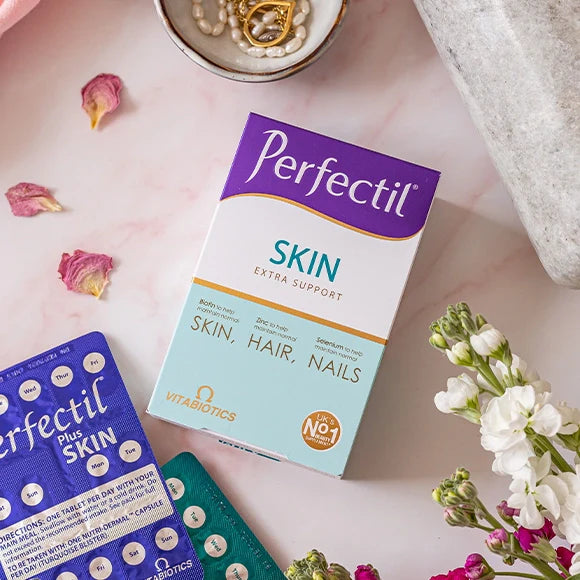 Perfectil for Skin Extra Support - Vitabiotics Mulivitamins Support 