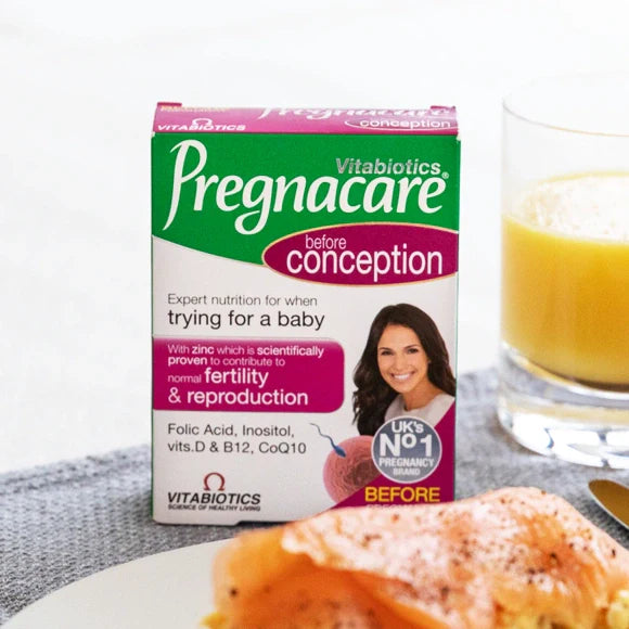 Pregnacare Before Conception with Zinc - Tablets Box in Breakfast